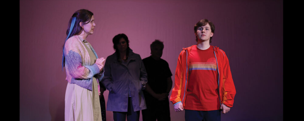A scene from "The Curious Incident of the Dog in the Night-Time"